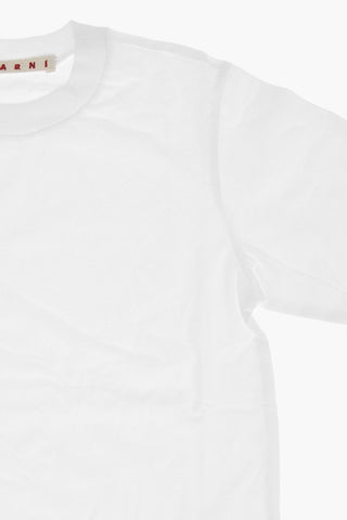 t-shirt girocollo a manica lunga 
