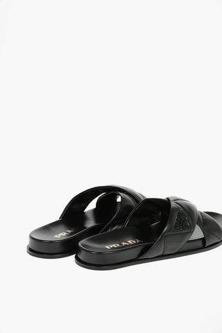 Quilted Leather Sandals
