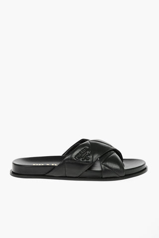 Quilted Leather Sandals