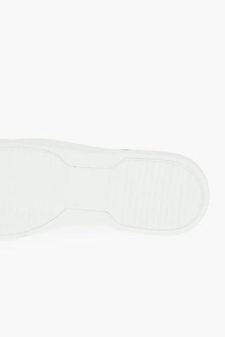 EST.1978 Leather Crocodile Effect Low-Top Sneakers with Contrasting Lace