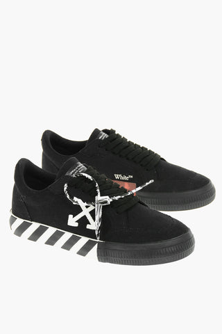 canvas LOW VULCANIZED sneakers with contrasting details 