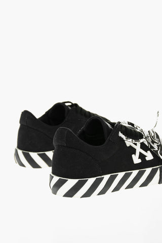 canvas LOW VULCANIZED sneakers with contrasting details 