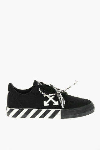 canvas LOW VULCANIZED sneakers with contrasting details 