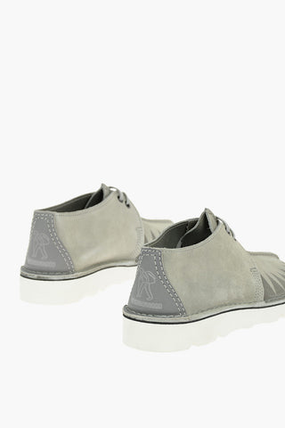 CLARKS Suede DESERT Desert Boots with Contrasting Details