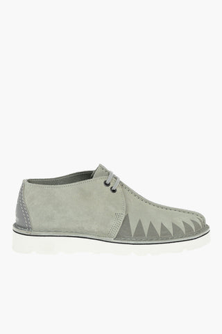 CLARKS Suede DESERT Desert Boots with Contrasting Details