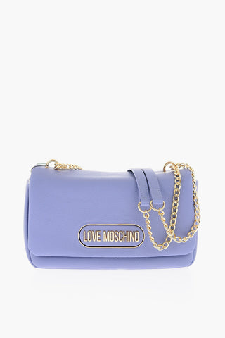 LOVE Schultertasche Aus Genarbtem Kunstleder Mit Goldenem Logo