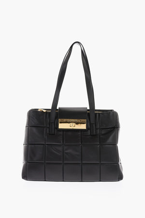 LOVE Borsa Tote Imbottita in Ecopelle