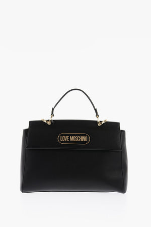 LOVE Faux Leather Bag with Removable Strap