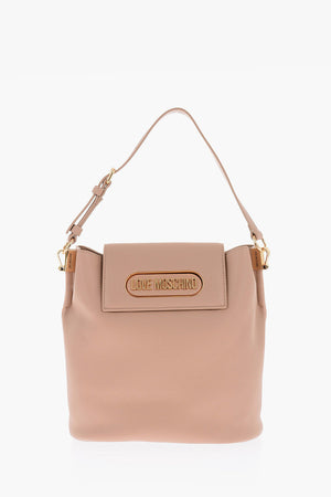 LOVE Schultertasche Aus Kunstleder Mit Goldenem Logo