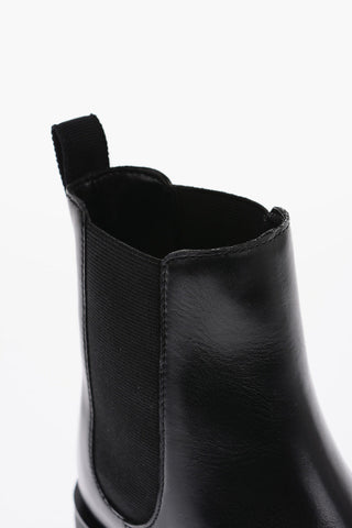 LOVE Leather DAILY40 Chelsea Boots With Spray Logo