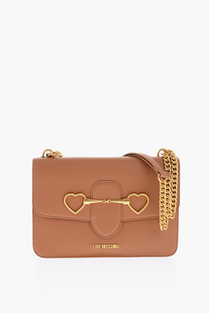 LOVE Eco Leather Bag with Chain Strap