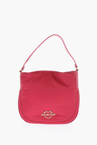 LOVE Faux Leather Details Bag with Removable Shoulder Strap