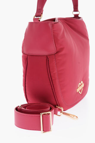 LOVE Faux Leather Details Bag with Removable Shoulder Strap