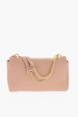 LOVE Schultertasche Aus Genarbtem Kunstleder Mit Goldenem Logo