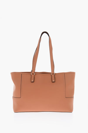 LOVE borsa tote in ecopelle con logo dorato