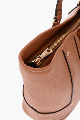 LOVE Eco Leather Tote Bag with Gold Logo