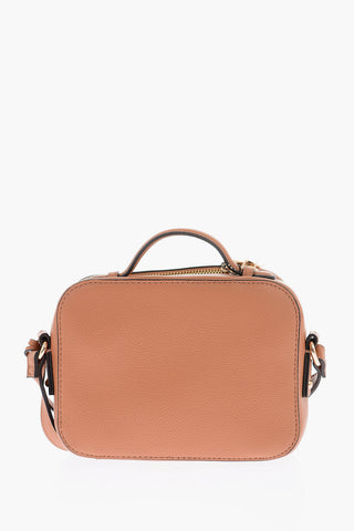 LOVE Quilted Faux Leather Mini Camera Bag with Golden Logo