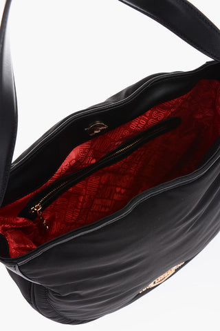 LOVE Solid Nylon Bag with Gold Logo
