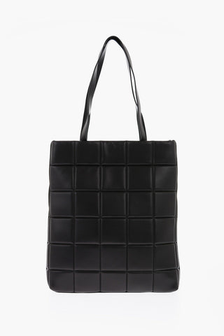 LOVE Quilted Faux Leather Shoulder Bag