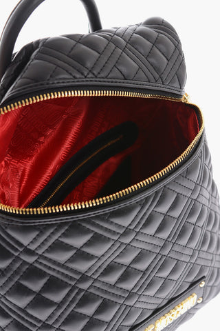 LOVE quilted faux leather backpack