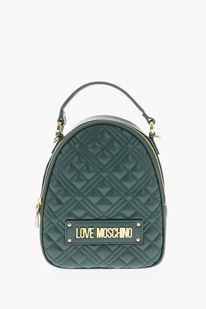 LOVE borsa in ecopelle trapuntata con tracolla removibile