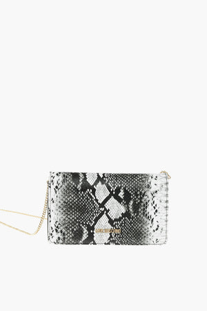 LOVE Borsa a Tracolla in Ecopelle Effetto Serpente