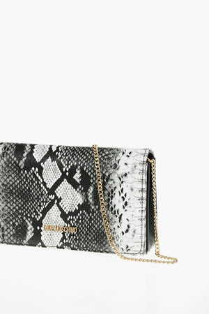 LOVE Borsa a Tracolla in Ecopelle Effetto Serpente