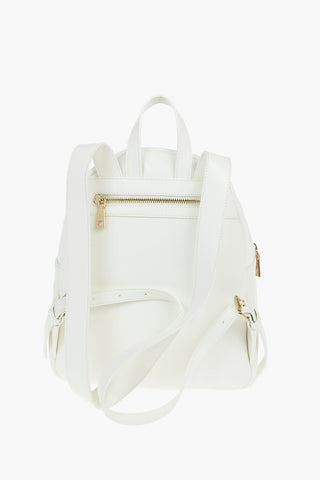 LOVE Logo Embossed Solid Color Backpack