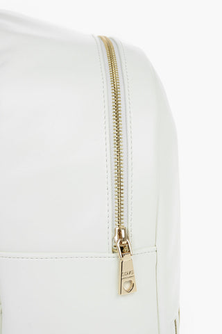 LOVE Logo Embossed Solid Color Backpack