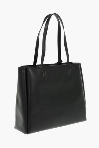 LOVE Faux Leather BONDED Tote Bag with Golden Embossed Logo