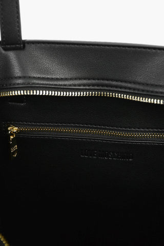 LOVE Faux Leather BONDED Tote Bag with Golden Embossed Logo