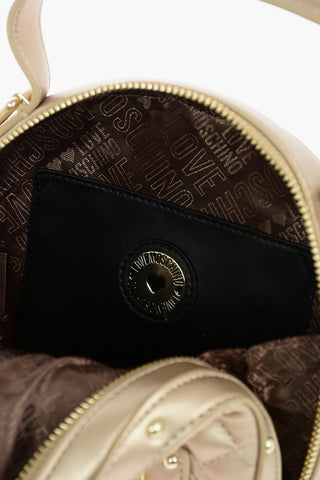 LOVE Quilted Round Handbag