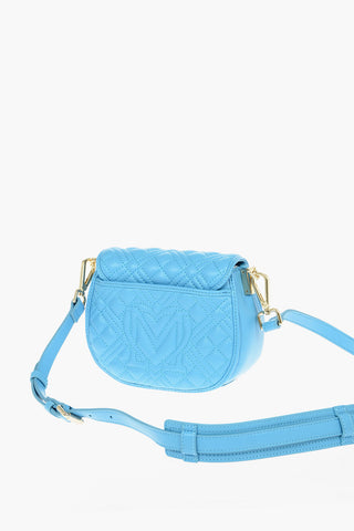 LOVE Mini Borsa a Tracolla in Pelle Vegan con Dettagli Trapuntati