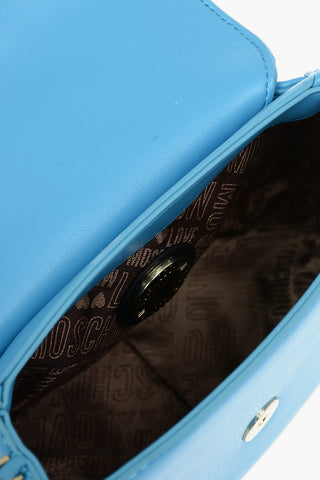 LOVE Mini Borsa a Tracolla in Pelle Vegan con Dettagli Trapuntati