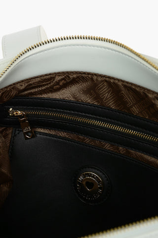 LOVE Maxi Borsa Tote in Pelle Vegan con Logo Intarsio Frontale