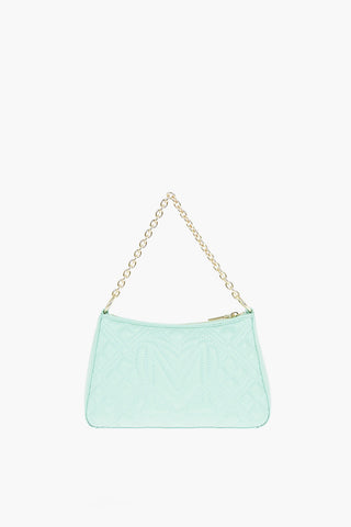 LOVE Quilted Faux Leather Bag with Chain Shoulder Strap