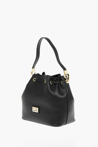 LOVE Borsa a Secchiello con Corda Intrecciata
