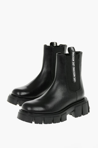 LOVE 4.5cm Leather TASSEL50 Chelsea boots with Tank Sole