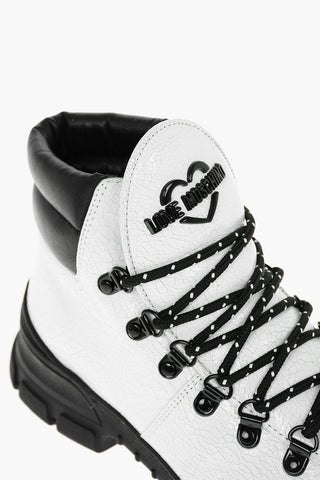 LOVE Cracked Leather TREK45 Hiking Boots