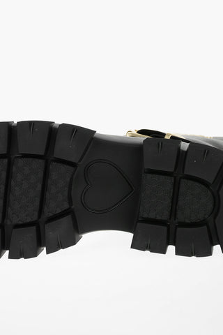 LOVE 5 cm Chunkly Sole WTASSEL50 Booties with Golden Logo