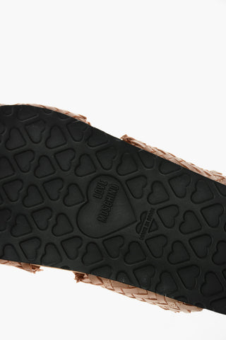 LOVE Braided Design Leather BIRKI30 Sandals