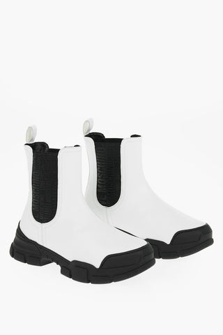 LOVE 4cm Leather Logoed Band TREK45 Chelsea Boots with Track Sole