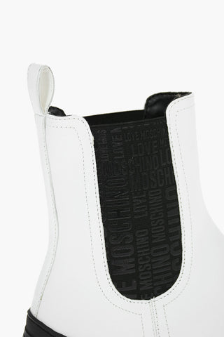 LOVE 4cm Leather Logoed Band TREK45 Chelsea Boots with Track Sole