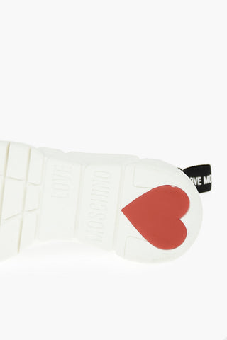 LOVE solid color RUNNING35 sock sneakers with contrasting sole