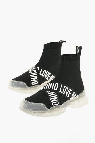 LOVE 4cm Braided Logoed Band TREK45 Sock Sneakers