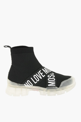 LOVE 4cm Braided Logoed Band TREK45 Sock Sneakers
