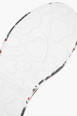 LOVE Logo Embroidered Sock Sneakers with Painting Sole