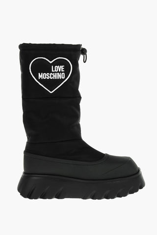 LOVE Stivali CLIMB60 in Cotone con Ricamo Logo 4cm