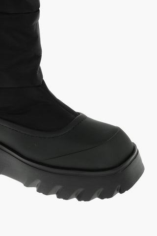 LOVE Stivali CLIMB60 in Cotone con Ricamo Logo 4cm