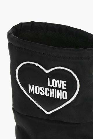 LOVE Stivali CLIMB60 in Cotone con Ricamo Logo 4cm